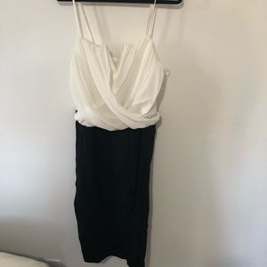 PLUS Charlotte Russe 2-tone dress. Stretchy!